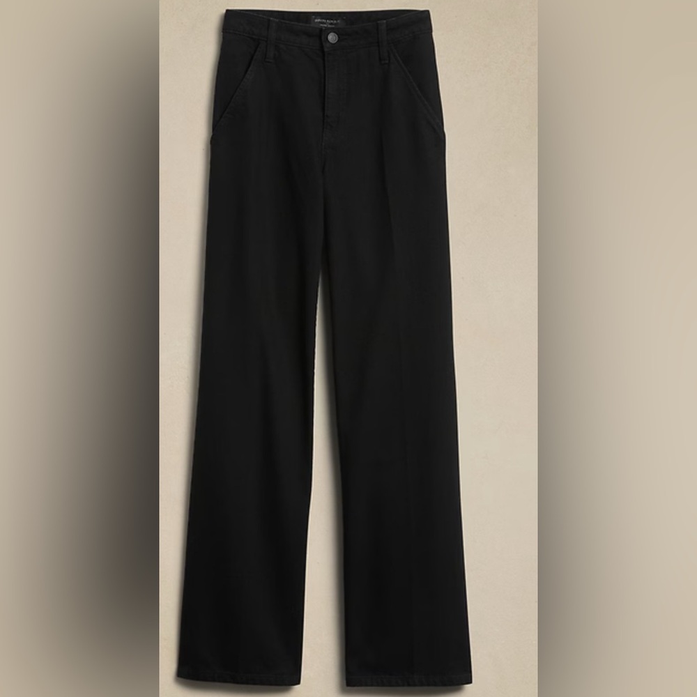 Banana Republic LUXE HIGH-RISE WIDE-LEG JEAN